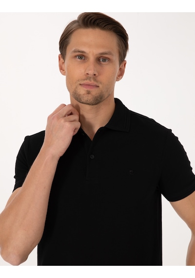 Pierre Cardin Erkek Siyah Tişört Basic 50325323-vr046 Siyah