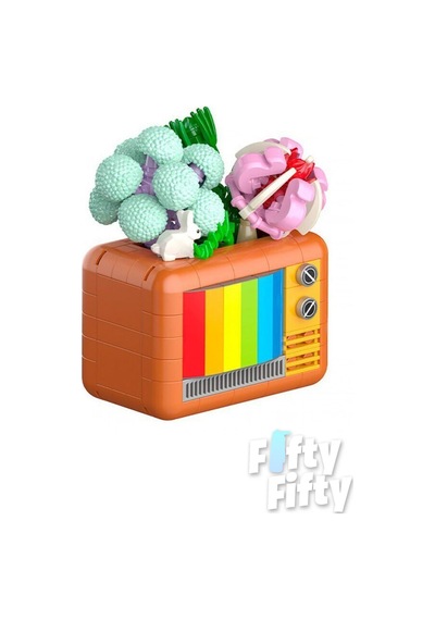 Jaki Plante Serisi Renkli Tv 207 Parça Oyucak Yapım Seti -ffjk2716