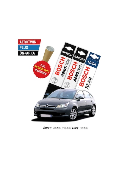 Bosch Aerotwin Plus Citroen C4 Ön Arka Silecek (2005-2009)