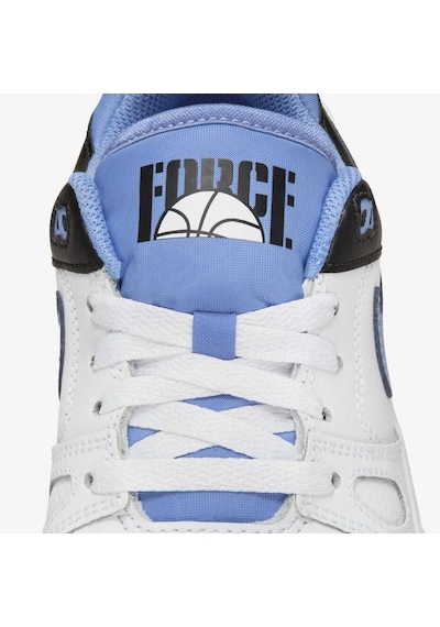 Nike Full Force Lo Gs Leather Unisex Sneaker Mavi Swoosh Hakiki Deri Günlük Spor Ayakkabı Beyaz Beyaz Nike Full Force Lo Gs Leather Unisex Sneaker Mavi Swoosh Hakiki Deri Günlük Spor Ayakkabı Beyaz Beyaz