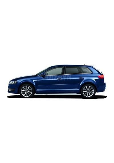 S-Dizayn  Audi A3 Krom Cam Çıtası 6 Prç 2004-2012