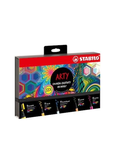 Stabilo Kreatif Keçe Uçlu Set Arty 55 Li 77/6-3-20
