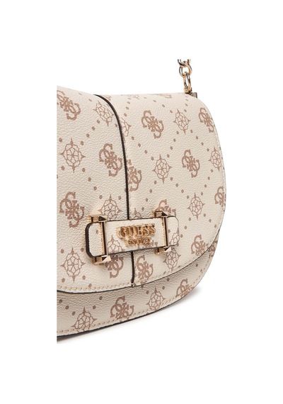 Guess Carrie Logo Kadın Çapraz Çanta Hwgp9898200 Bej