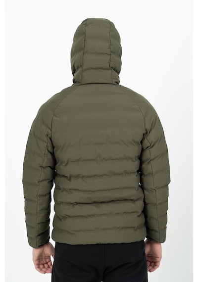 Maraton Sportswear Regular Erkek Kapşonlu Uzun Kol Basic Haki Mont 21501-haki Haki