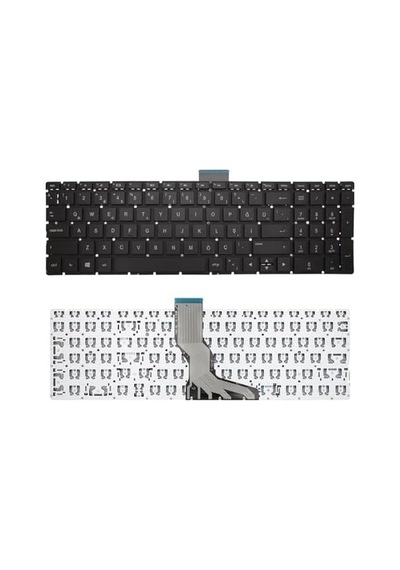 Notebook Klavye - Siyah-ışıksız - Pavilion - 15-bs, 15-bs0xx, 15-bs1xx, 250 G6, 255 G6, 255 G7, 256 G6, 258 G6, 258 G7, Tpn-c129, Tpn-cl30, Tpn-q191, Tpn-q193 Muadili İle Uyumlu - Hp-064