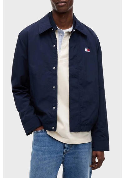 Tommy Jeans Klasik Yaka Çıtçıtlı Slim Fit Ceket Erkek Mont Dm0dm22733 C1g Lacivert