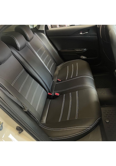 Honda Civic Araca Özel Deri Oto Koltuk Kılıfı 158185