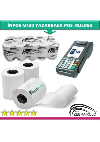 1000 Adet - İnpos M120 Pos Rulosu