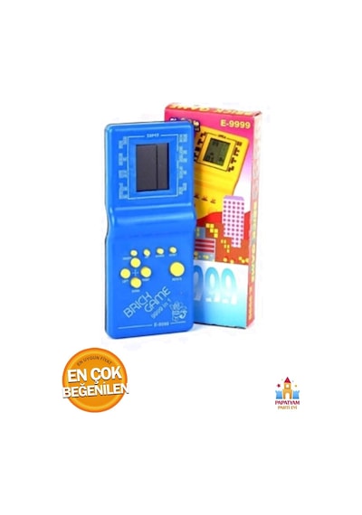 Tetris Brick Game Nostaljik El Atarisi Oyuncak - Sarı, Kırmızı, Mavi, Yeşil Renklerde