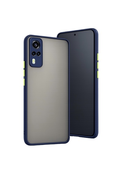 Vivo Y53s Uyumlu Kılıf Montreal Silikon Kapak - Lacivert