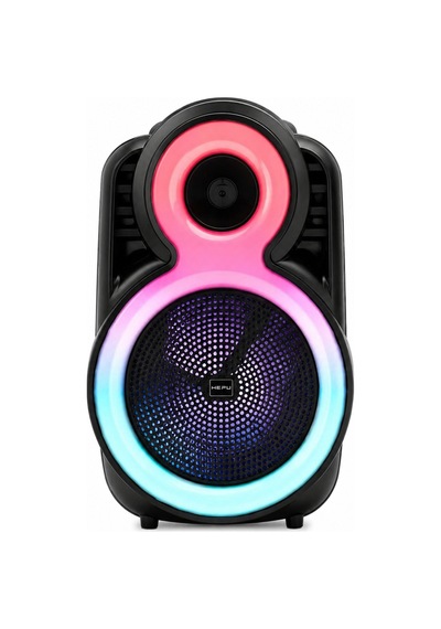 Hepu Hp-115 Partybox Bluetooth Hoparlör 8 Hoparlör 20w Güç Rgb Işık Tws Destekli