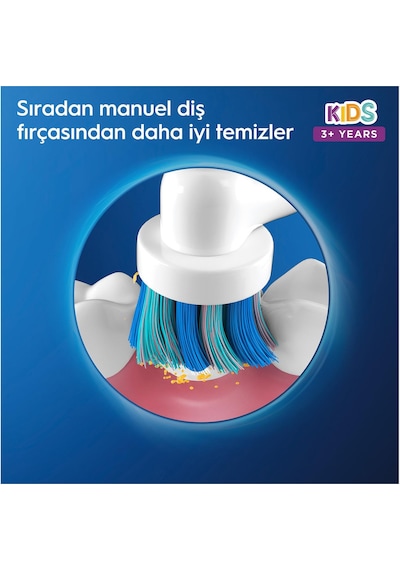 Oral-B D100 Vitality Spiderman Özel Seri Çocuklar İçin Ekstra Yumuşak Şarj Edilebilir Diş Fırçası + Seyahat Kabı