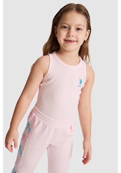 U.S. Polo Assn. U.s. Polo Assn. Kız Çocuk Açık Pembe Tişört Basic 50325671-vr078 Acık Pembe