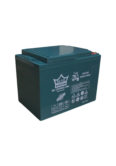 Ortec 12v 100ah Elektrikli Motor Aküsü 2026 Üretim
