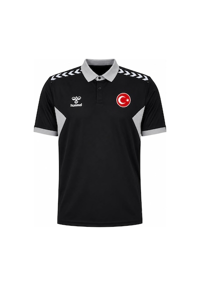 Hummel Otantik Milli Takım Kamp Tişört Siyah