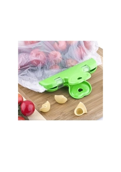 2li Pratik Torba Paket Ve Poşet Kapatıcı Kilitli Klips Mandal Çok Renkli