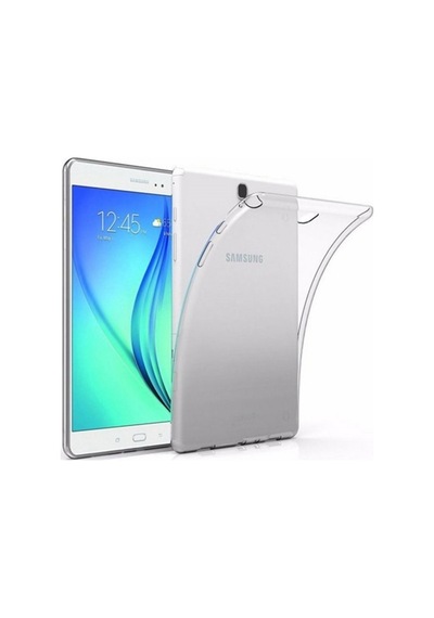Newface Samsung Galaxy T560 9.7 Kılıf Tablet Şeffaf Silikon-Şeffaf