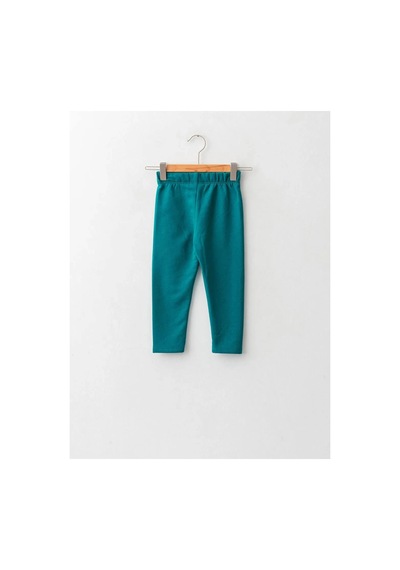 LC Waikiki Lcw Eco Yeşil Beli Lastikli Basic Kız Bebek Tayt