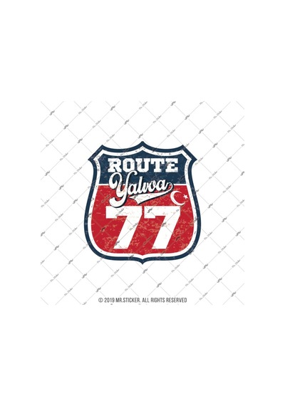 Roup89 Route Yalova 77 Sticker