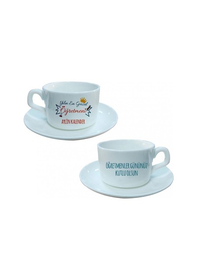 Kişiye Özel Öğretmenler Günü Baskılı Fincan Hk2339