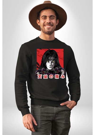 Orochimaru Anime Unisex Siyah Sweatshirt Siyah