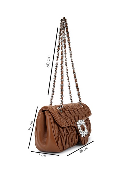 Tamer Tanca Kadın Suni Deri Camel Omuz Çanta 921 27123 Bn Cnt Sk25-26 Camel Kahverengi