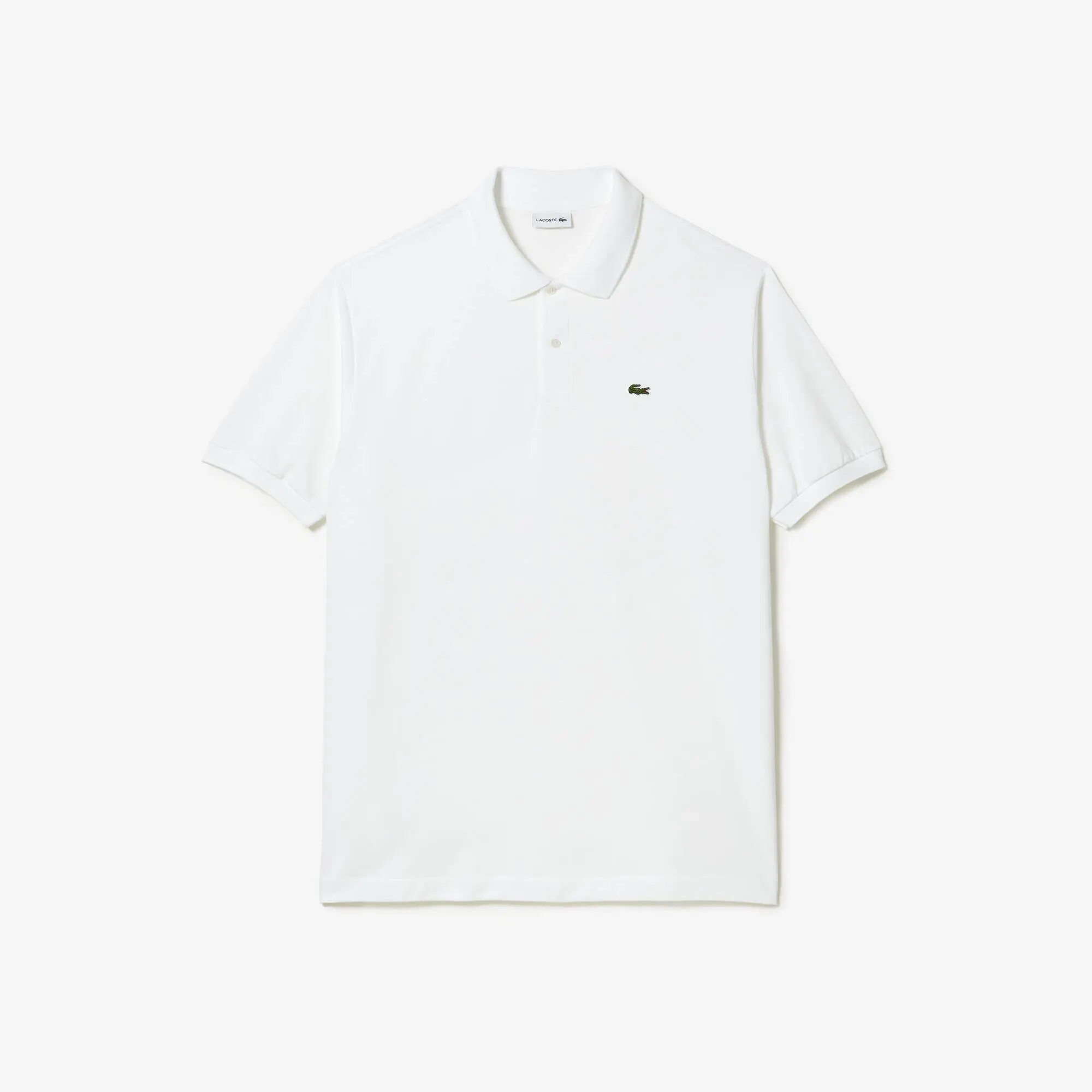 Lacoste Geniş Beden Erkek Polo T-shirt Beyaz