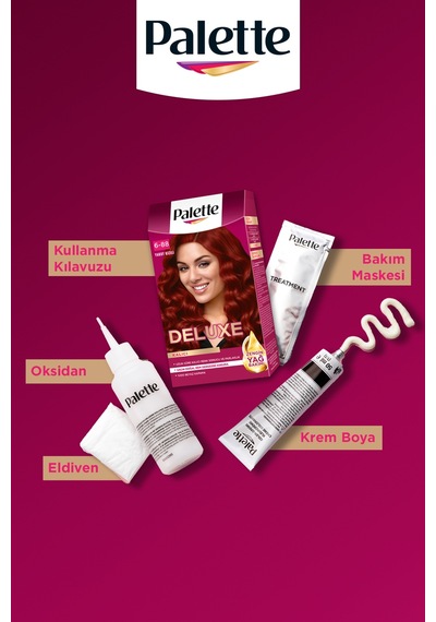 Schwarzkopf Palette Deluxe 6 - 888 Sonbahar Kızılı Saç Boyası