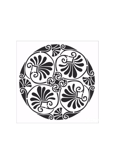 Hd115 Home Dekor Stencil 45X45