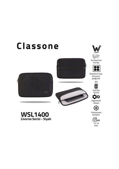 Wsl1400 13-14 Tablet Kılıf-siyah Çok Renkli