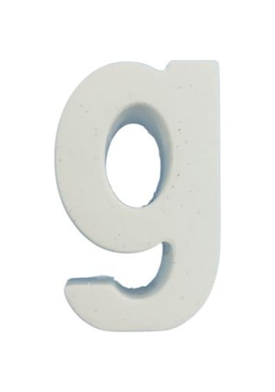 Boyanabilir Harf Obje - G - 5x3cm