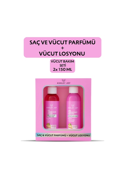 Lime Cheesecake Matcha Saç Parfümü + Niacinamide İçeren Vücut Losyonu, Vücut Bakım Seti