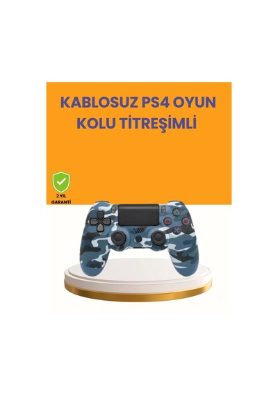 Ps4 Kablosuz Oyun Kolu Gecikmesiz Bağlantılı Ergonomik Tasarımlı