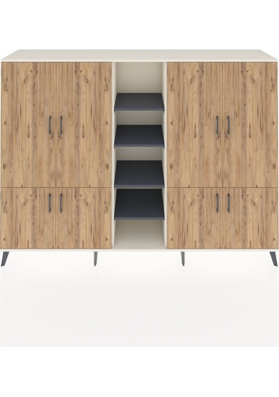 Hyperion Dolap 14 Raflı 8 Kapaklı 220x44x163 Aytaşı-çam/antrasit Atlas Çam/antrasıt - Aytası Hyperion Dolap 14 Raflı 8 Kapaklı 220x44x163 Aytaşı-çam/antrasit Atlas Çam/antrasıt - Aytası