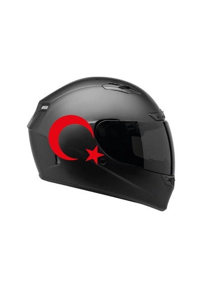 One Vıp Sale Tek Renk Ay-yıldız Moon-star Helmet Stickers Kask Sticker Etiket Modeli Uyumlu
