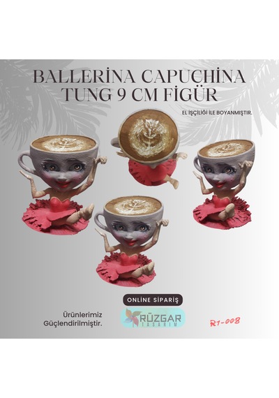 Ballerina Capuchina 9 Cm Figür Tung Tung Sahur Karakteri Balerina