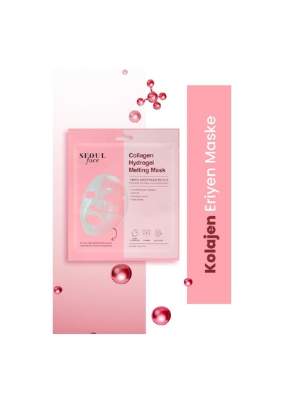 Dermal Seoul Face Gül Rose Pdrn Onarıcı Glow Hidrojel Maske Ve Kolajen Eriyen Maske