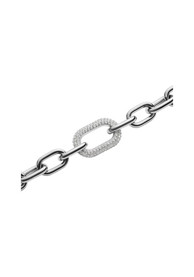 Crystal Link Bracelet Silver Silver