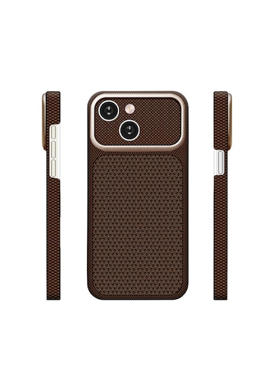 İphone 15 Uyumlu Kılıf M-safe Şarj Özellikli Zore Paris Nexel Sert Pc Kapak Gold