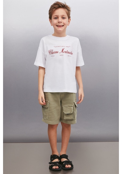Grimelange ULYSE Erkek Beyaz T-Shirt