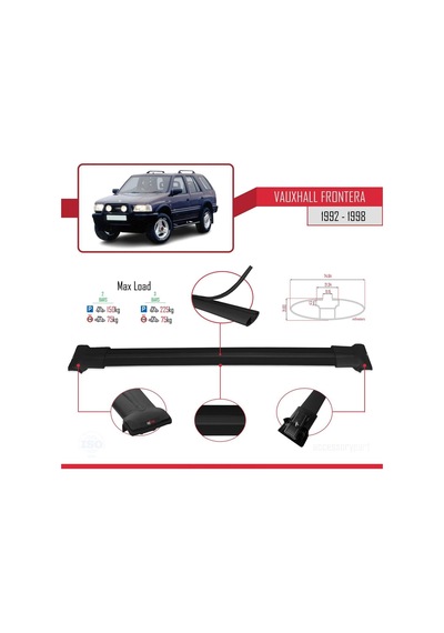 Vauxhall Frontera 1992-1998 Arası İle Uyumlu Fly Model Ara Atkı T