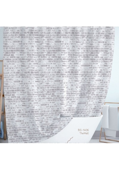Jackline Duş Perdesi 1406 Model Çift Kanat 2X110X200Cm Çok Renkli