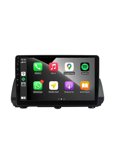 Renault Taliant Araç Multimedya Android Ekran Carplay Navigasyon Double Teyp 4+64 9" 21-23 Black Fımex 9"