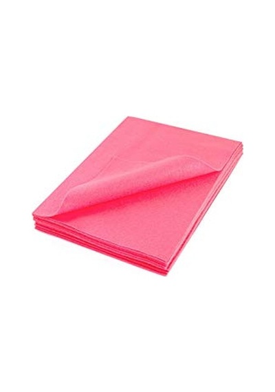 10 Adet. Pembe Renk Keçe. A4 Boyutunda. Hobi. El Işi Keçesi