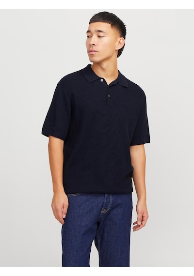 Jack & Jones Jprcccooper Knıt Polo Ss Sn Sky Renkli