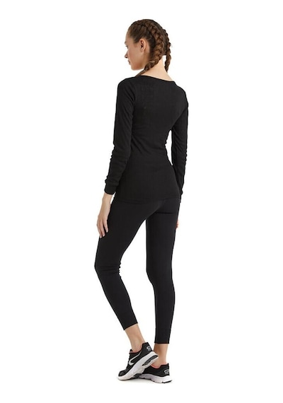 Blackspade 1268 Bayan Uzun Kol Level1 Siyah Thermal 001