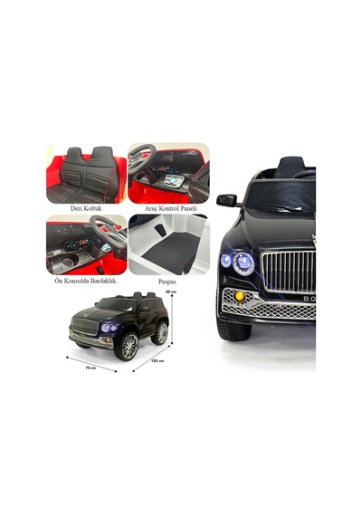 Boss Gt Siyah Uzaktan Kumandalı 4x2 12 Volt Akülü Araba - Rc Maybach Akülü Araba Çok Renkli Boss Gt Siyah Uzaktan Kumandalı 4x2 12 Volt Akülü Araba - Rc Maybach Akülü Araba Çok Renkli