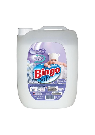 Bingo Soft Çamaşır Yumuşatıcısı Sensitive 2 x 5 L