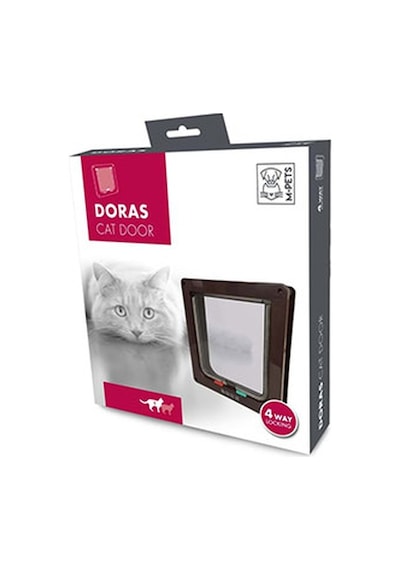 M-pets Doras 4 Yönlü Kedi Kapısı Karışık Renkli 25x23,3 Cm 244-56009.01