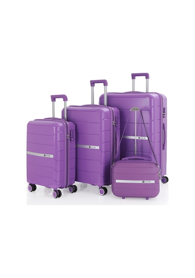 Mçs Polipropilen 4lü Valiz Seti V366 S21sy1000048-set 00014 Mor